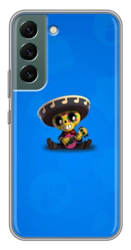 Силиконовый чехол с изображением "Poco с гитарой" для Samsung Galaxy S22 Plus