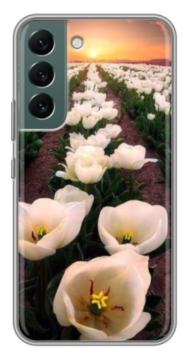 Чехол с картинкой "Поле тульпанов " для Samsung Galaxy S22 Plus