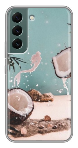 Чехол с печатью "Половинки кокоса" для Samsung Galaxy S22 Plus