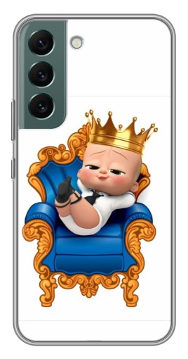 Чехол с принтом "Ребенок Король" для Samsung Galaxy S22 Plus