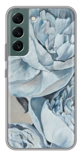 Чехол с принтом "Рисунок пионы" для Samsung Galaxy S22 Plus