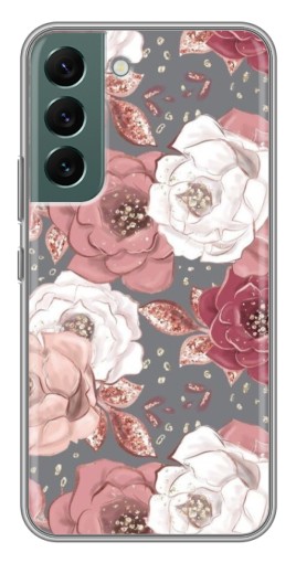 Силиконовый чехол с изображением "Рисунок розы" для Samsung Galaxy S22 Plus