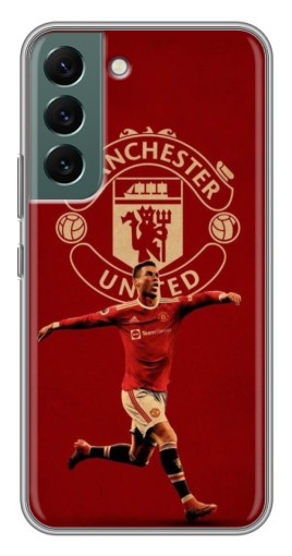 Чехол с принтом "Ronaldo в МЮ" для Samsung Galaxy S22 Plus