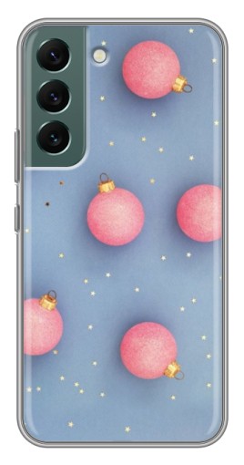 Чехол с картинкой "Розовые шары" для Samsung Galaxy S22 Plus
