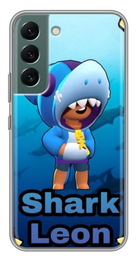 Чехол с картинкой "Shark Leon" для Samsung Galaxy S22 Plus