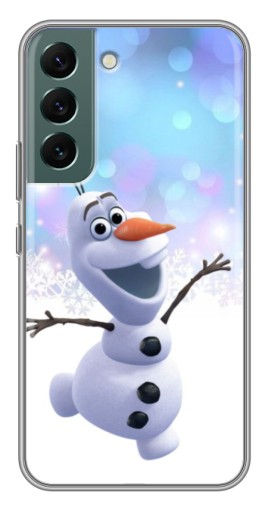 Чехол с печатью "Снеговик Олаф" для Samsung Galaxy S22 Plus