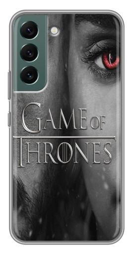 Чехол с картинкой "Сноу и Дейенерис" для Samsung Galaxy S22 Plus