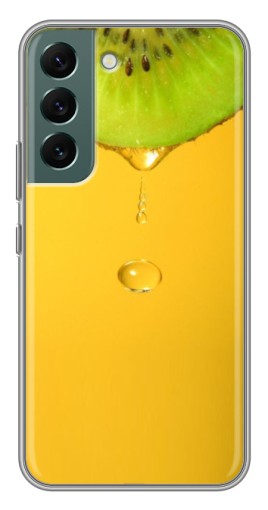 Чехол с картинкой "Сочный Kiwi" для Samsung Galaxy S22 Plus