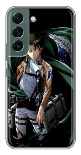 Чехол с принтом "Солдат Леви" для Samsung Galaxy S22 Plus