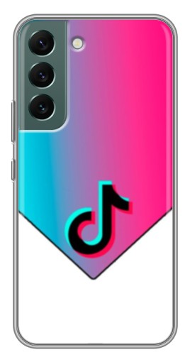 Чехол с печатью "Tiktok Logo" для Samsung Galaxy S22 Plus