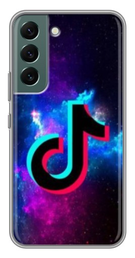 Чехол с принтом "ТикТок в космосе" для Samsung Galaxy S22 Plus