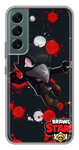 Чехол с картинкой "Ворон Бравл Старс" для Samsung Galaxy S22 Plus