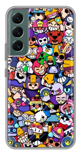 Чехол с картинкой "Все бойцы" для Samsung Galaxy S22 Plus