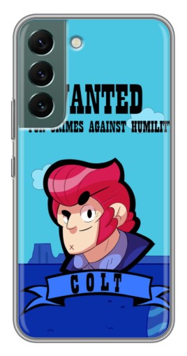 Чехол с принтом "WANTED COLT" для Samsung Galaxy S22 Plus