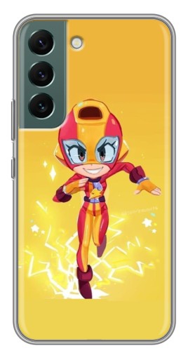 Силиконовый чехол с изображением "Ярка MAX" для Samsung Galaxy S22 Plus