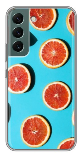 Чехол с картинкой "Яркие грейпфруты" для Samsung Galaxy S22 Plus
