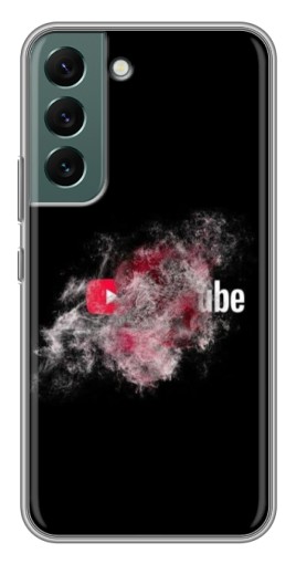 Силиконовый чехол с изображением "Яркий Ютуб" для Samsung Galaxy S22 Plus