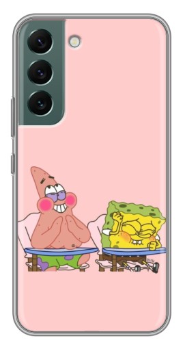Силиконовый чехол с изображением "За партой" для Samsung Galaxy S22 Plus