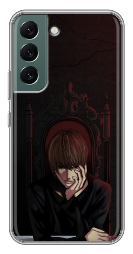 Чехол с картинкой "Задумчивый Ягами" для Samsung Galaxy S22 Plus