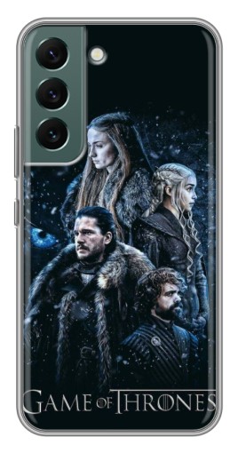 Силиконовый чехол с изображением "Зима близко" для Samsung Galaxy S22 Plus