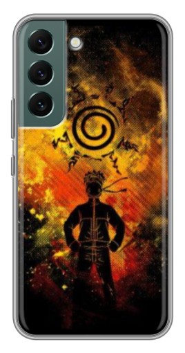 Чехол с картинкой "Золотой Наруто" для Samsung Galaxy S22 Plus