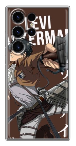 Силиконовый чехол с изображением "Ackermankerman levi" для Samsung Galaxy S22 Ultra