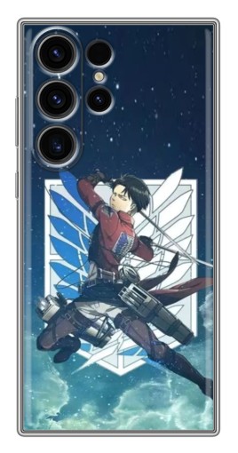 Чехол с принтом "Аккерман Леви" для Samsung Galaxy S22 Ultra