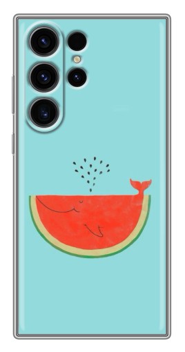 Чехол с печатью "Арбуз кит" для Samsung Galaxy S22 Ultra