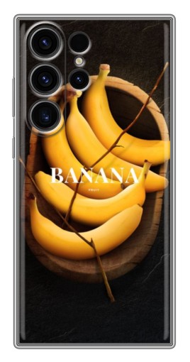 Силиконовый чехол с изображением "Banana" для Samsung Galaxy S22 Ultra