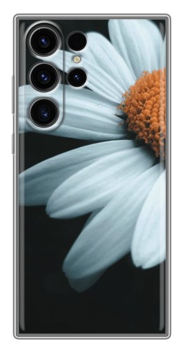 Чехол с принтом "Белая ромашка" для Samsung Galaxy S22 Ultra