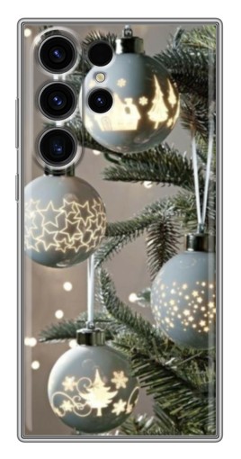 Чехол с принтом "Белые шары " для Samsung Galaxy S22 Ultra