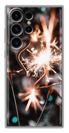 Чехол с принтом "Бенгальские огни" для Samsung Galaxy S22 Ultra
