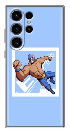 Силиконовый чехол с изображением "Боец El Primo" для Samsung Galaxy S22 Ultra