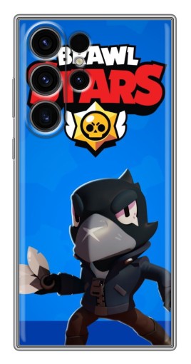 Чехол с картинкой "Боевой Crow" для Samsung Galaxy S22 Ultra