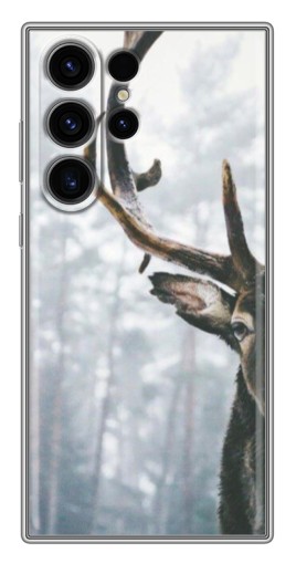 Силиконовый чехол с изображением "Большой олень" для Samsung Galaxy S22 Ultra