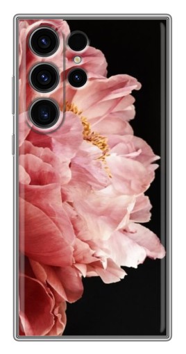 Чехол с картинкой "Большой пион " для Samsung Galaxy S22 Ultra