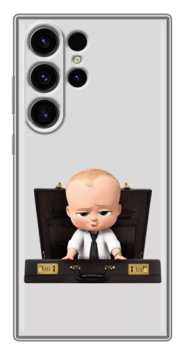 Чехол с печатью "Босс с чемоданом" для Samsung Galaxy S22 Ultra