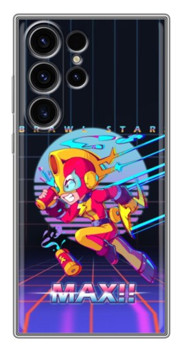Чехол с принтом "Brawl MAX" для Samsung Galaxy S22 Ultra