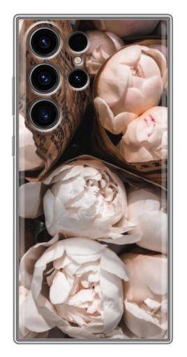 Чехол с печатью "Букет пионов" для Samsung Galaxy S22 Ultra