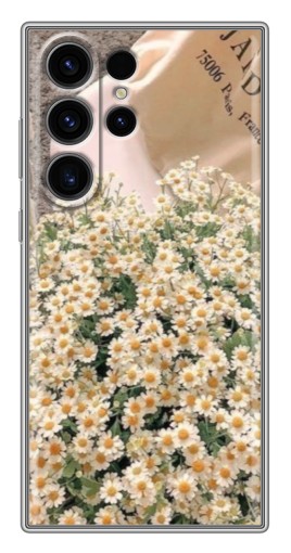 Чехол с принтом "Букет ромашек" для Samsung Galaxy S22 Ultra
