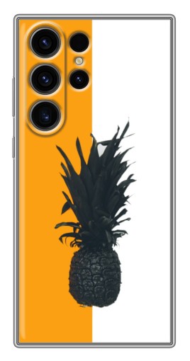 Чехол с принтом "Черный Ананас" для Samsung Galaxy S22 Ultra
