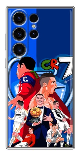 Чехол с картинкой "CR7" для Samsung Galaxy S22 Ultra
