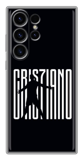 Чехол с картинкой "Cristiano" для Samsung Galaxy S22 Ultra