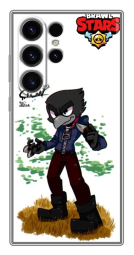 Чехол с принтом "Crow" для Samsung Galaxy S22 Ultra
