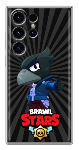 Чехол с принтом "Crow Brawl Stars" для Samsung Galaxy S22 Ultra