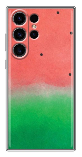 Силиконовый чехол с изображением "Дизайн арбуза" для Samsung Galaxy S22 Ultra