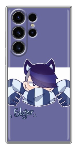 Чехол с картинкой "Edgar Brawl Stars" для Samsung Galaxy S22 Ultra