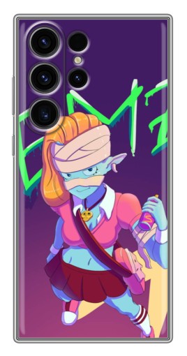 Чехол с картинкой "EMZ модная" для Samsung Galaxy S22 Ultra