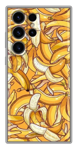 Чехол с печатью "Фон бананов" для Samsung Galaxy S22 Ultra