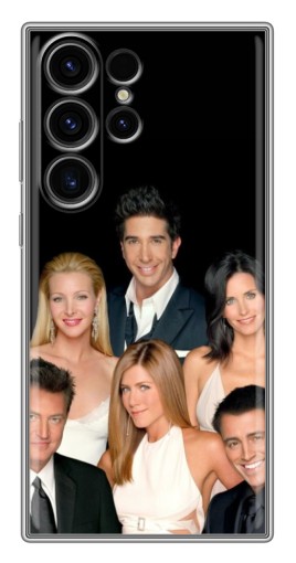 Чехол с картинкой "Фото Друзья" для Samsung Galaxy S22 Ultra